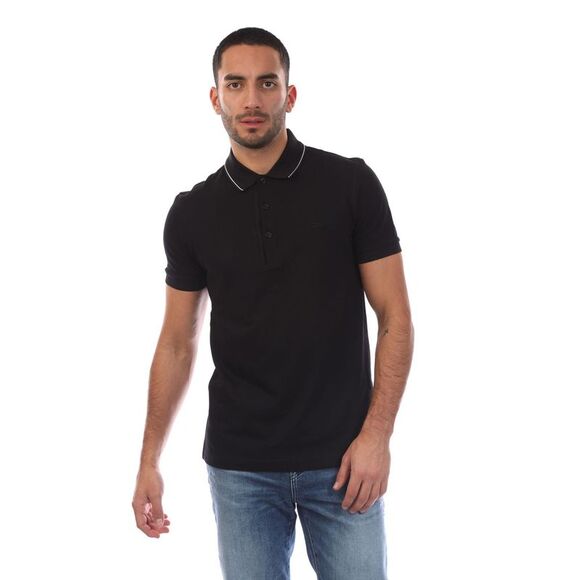 Boss Mens Paule 4 Slim Polo Shirt / Black